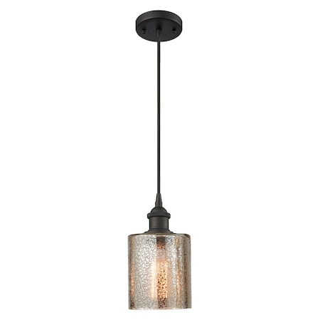 Cobbleskill Vintage Dimmable Led 5 Oidimmable Led Rubbed Bronze Mini Pendant With Mercury Glass